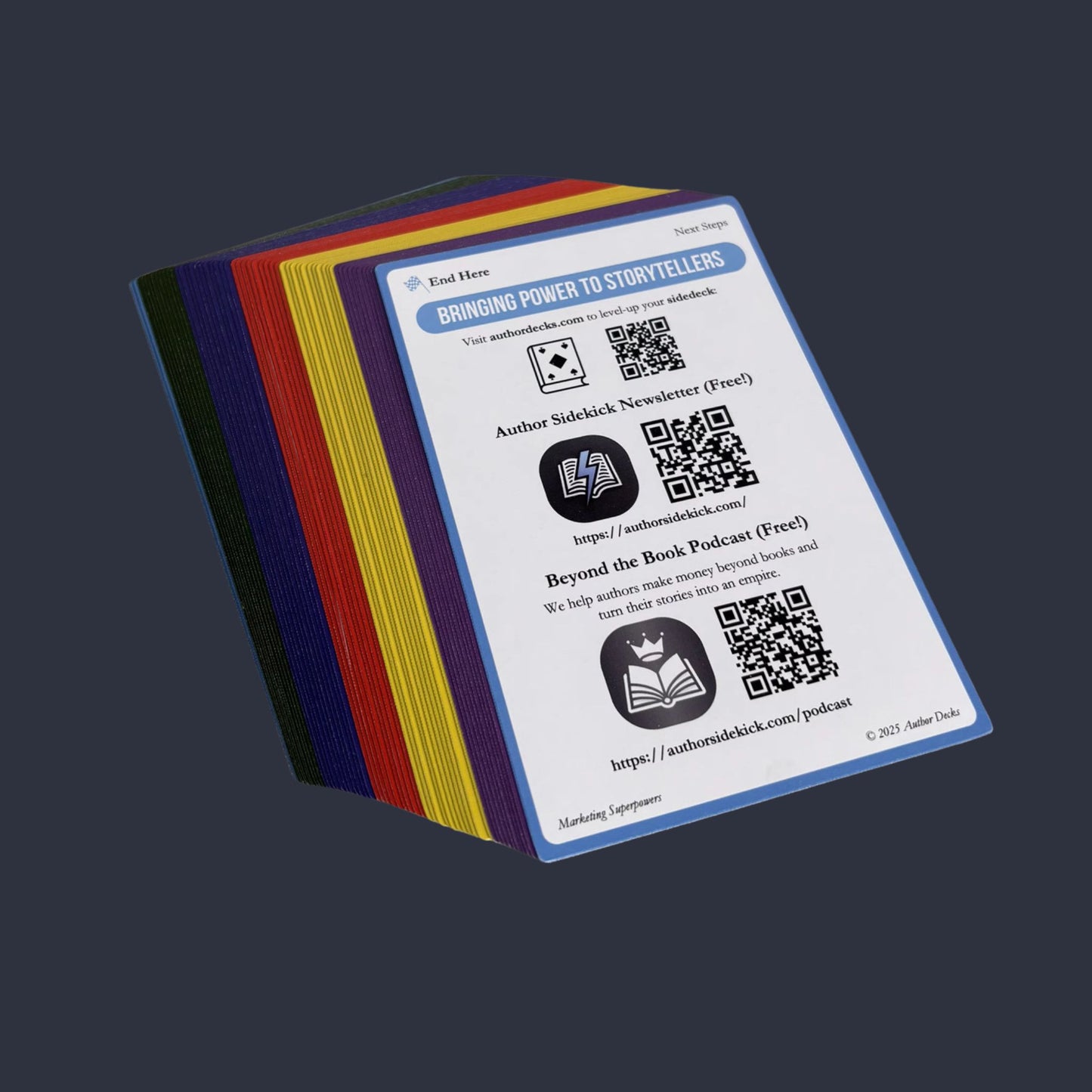 Author Marketing Superpowers Bundle: Physical Deck + Six-Figure Author System