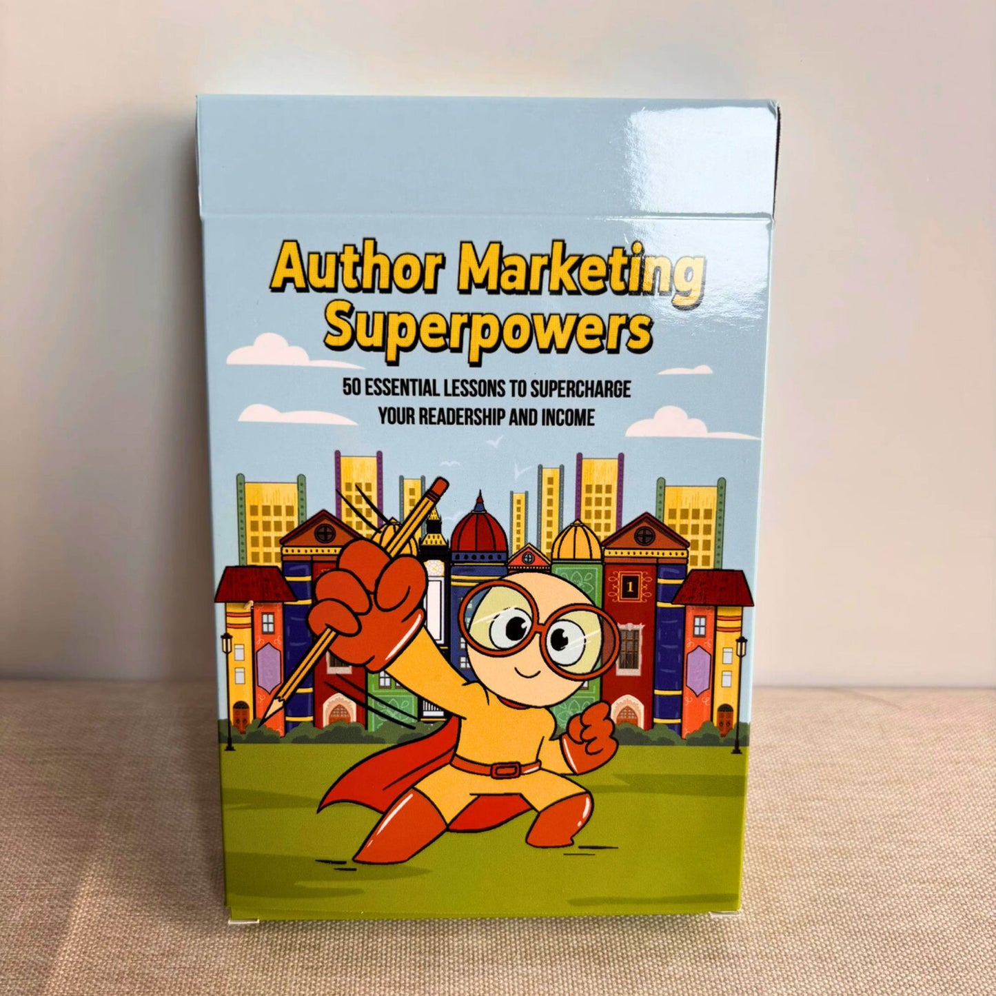 Author Marketing Superpowers Bundle: Physical Deck + Six-Figure Author System